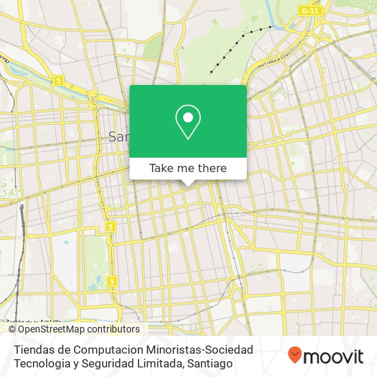 Tiendas de Computacion Minoristas-Sociedad Tecnologia y Seguridad Limitada, Calle Santa Isabel 353 8320000 Lira, Santiago, Región Metropolitana de Santiago map