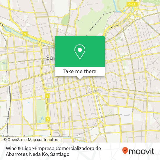 Mapa de Wine & Licor-Empresa Comercializadora de Abarrotes Neda Ko