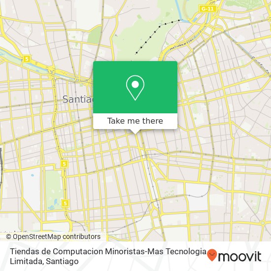 Tiendas de Computacion Minoristas-Mas Tecnologia Limitada, Avenida Vicuña Mackenna 563 8320000 Lira, Santiago, Región Metropolitana de Santiago map