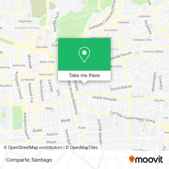 Comparte map