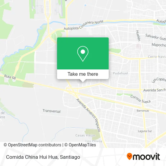 Comida China Hui Hua map