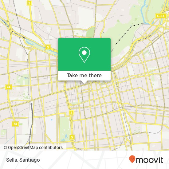 Sella, Avenida Libertador Bernardo O'Higgins 949 8320000 Centro Histórico, Santiago, Región Metropolitana map