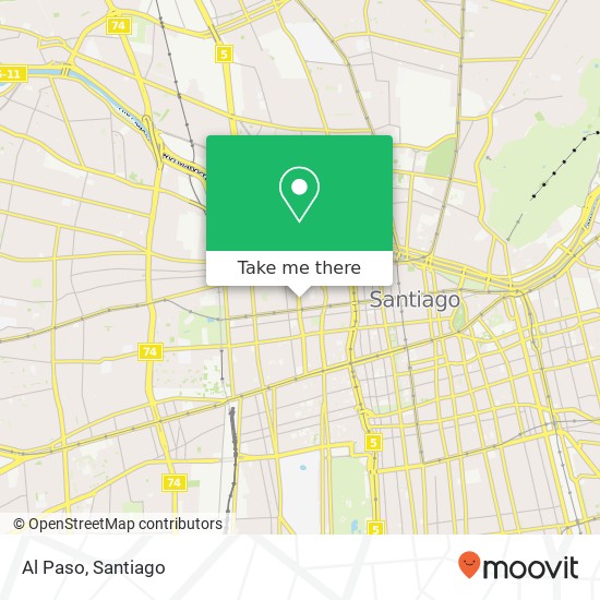Al Paso, Avenida Ricardo Cumming 8320000 Brasil, Santiago, Región Metropolitana de Santiago map