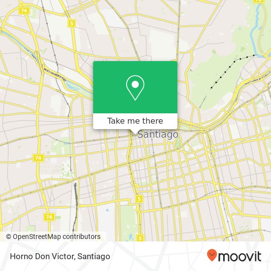 Horno Don Victor, 8320000 Centro Histórico, Santiago, Región Metropolitana de Santiago map