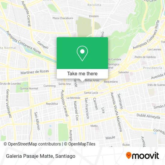 Galeria Pasaje Matte map