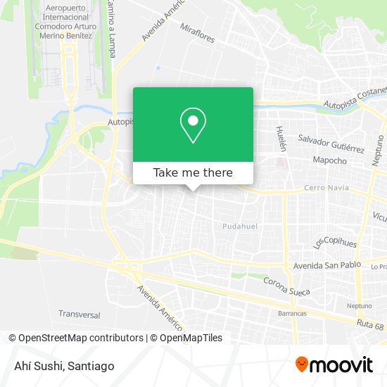 Ahí Sushi map