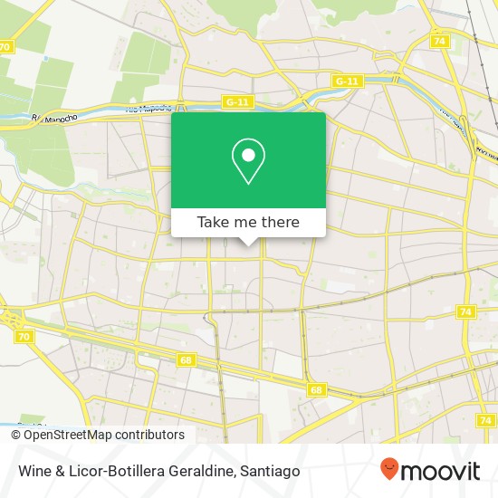 Wine & Licor-Botillera Geraldine map