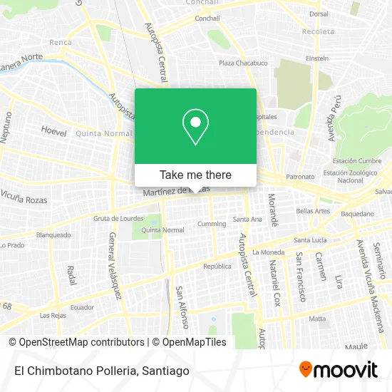 El Chimbotano Polleria map