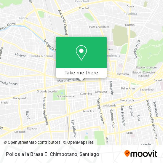 Pollos a la Brasa El Chimbotano map