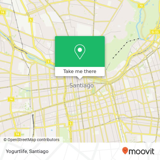 Yogurtlife, Calle Puente 689 8320000 Centro Histórico, Santiago, Región Metropolitana de Santiago map