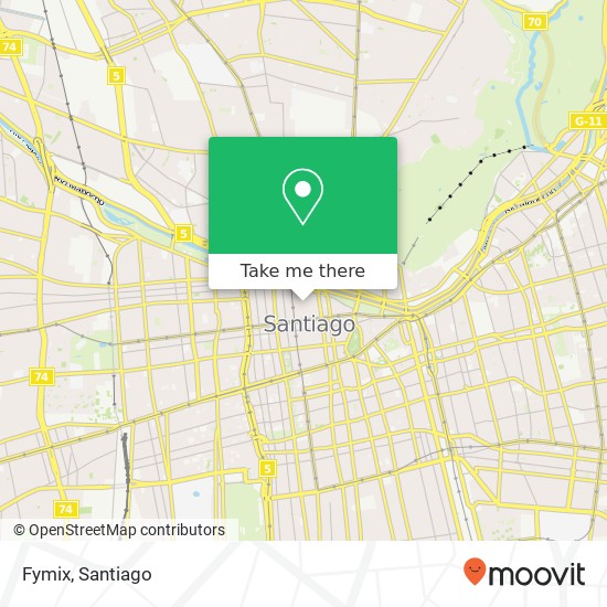 Fymix, Calle Puente 689 8320000 Centro Histórico, Santiago, Región Metropolitana de Santiago map