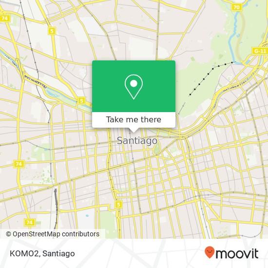 KOMO2, Calle Puente 8320000 Centro Histórico, Santiago, Región Metropolitana de Santiago map