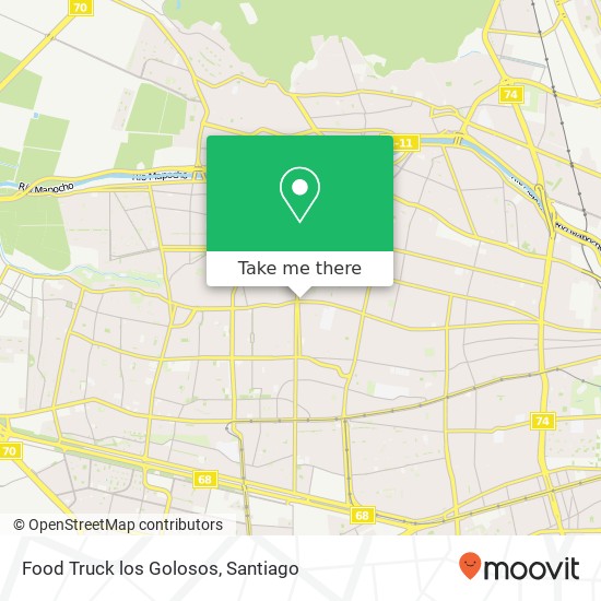 Mapa de Food Truck los Golosos, Calle José Joaquín Pérez 9080000 Cerro Navia, Cerro Navia, Región Metropolitana de Santiago