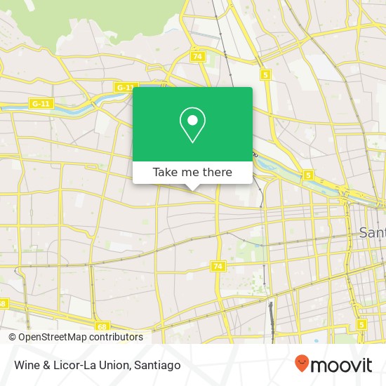 Wine & Licor-La Union map