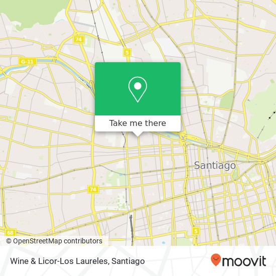 Wine & Licor-Los Laureles map