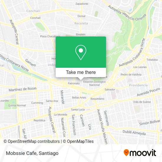 Mobssie Cafe map