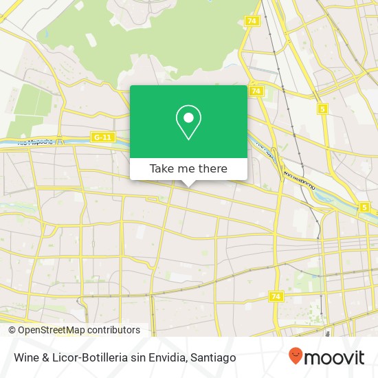 Wine & Licor-Botilleria sin Envidia map