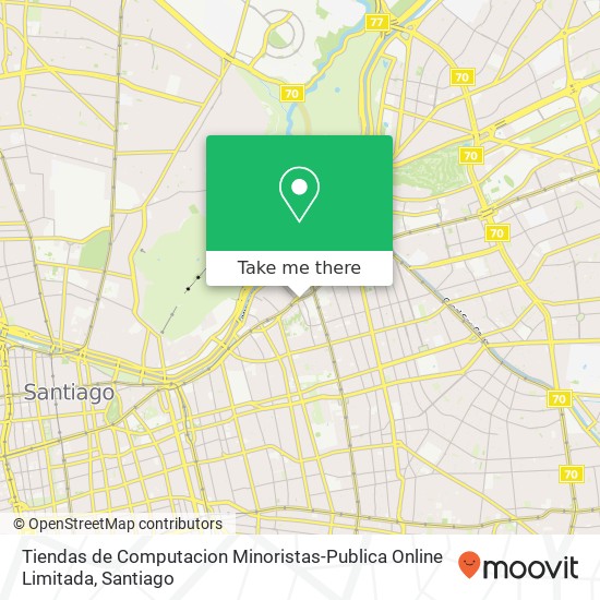 Tiendas de Computacion Minoristas-Publica Online Limitada, Avenida Nueva Providencia 1881 7500000 Divina Providencia, Providencia, Región Metropolitana de San map