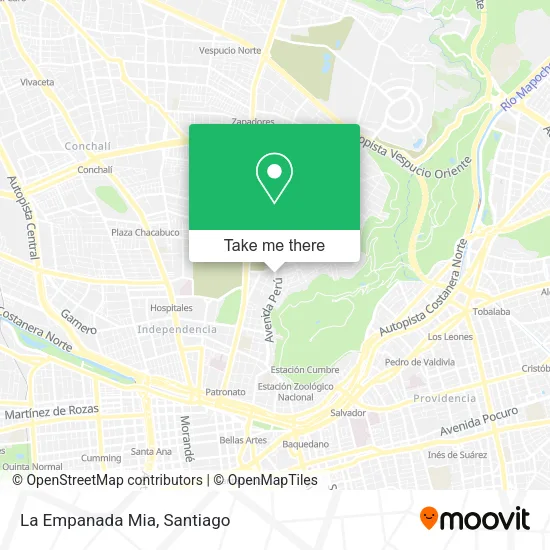 La Empanada Mia map