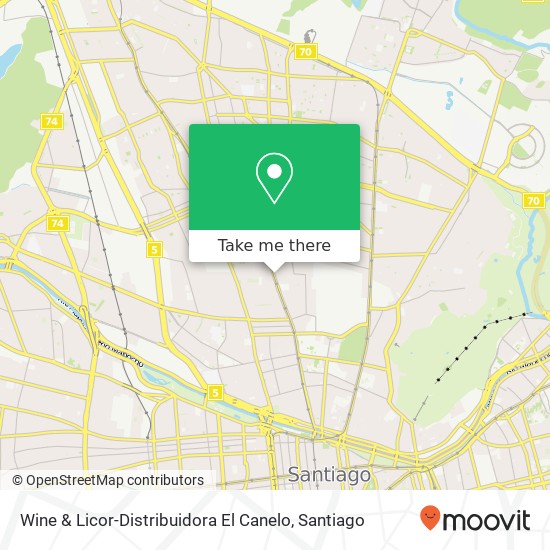 Wine & Licor-Distribuidora El Canelo map