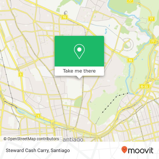 Steward Cash Carry, Avenida México 8420000 Cementerios, Recoleta, Región Metropolitana de Santiago map