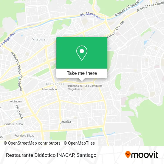Restaurante Didáctico INACAP map