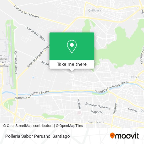 Pollería Sabor Peruano map