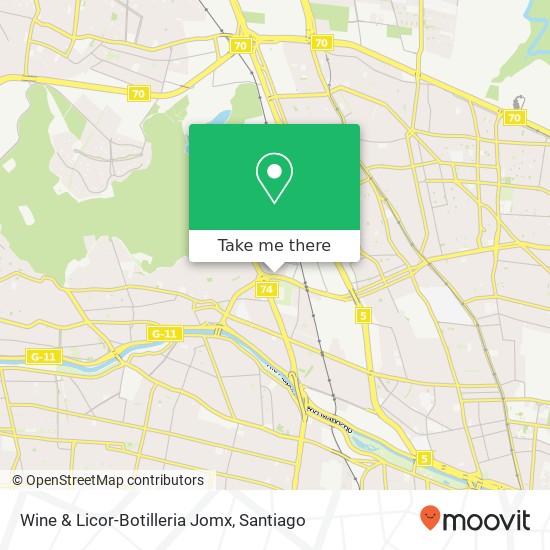 Mapa de Wine & Licor-Botilleria Jomx