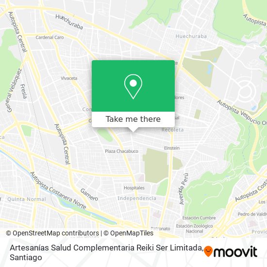 Mapa de Artesanías Salud Complementaria Reiki Ser Limitada