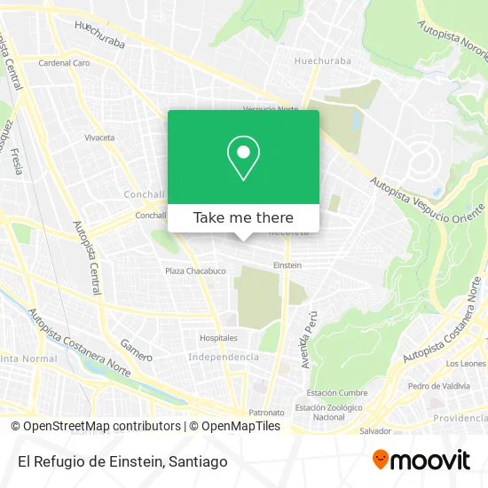 El Refugio de Einstein map