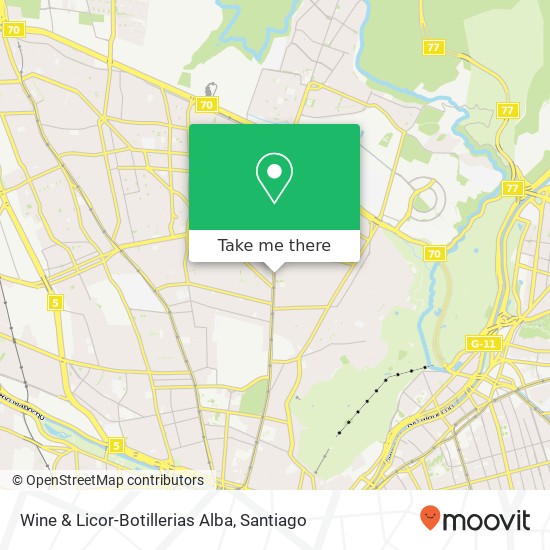 Wine & Licor-Botillerias Alba map