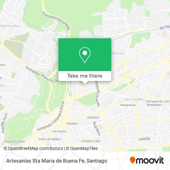 Artesanías Sta Maria de Buena Fe map