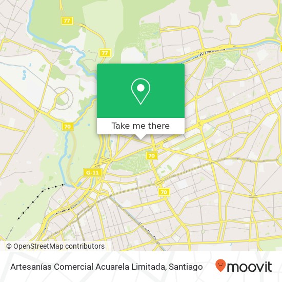 Artesanías Comercial Acuarela Limitada, Avenida Alonso de Córdova 4034 7630000 Vitacura, Vitacura, Región Metropolitana de Santiago map