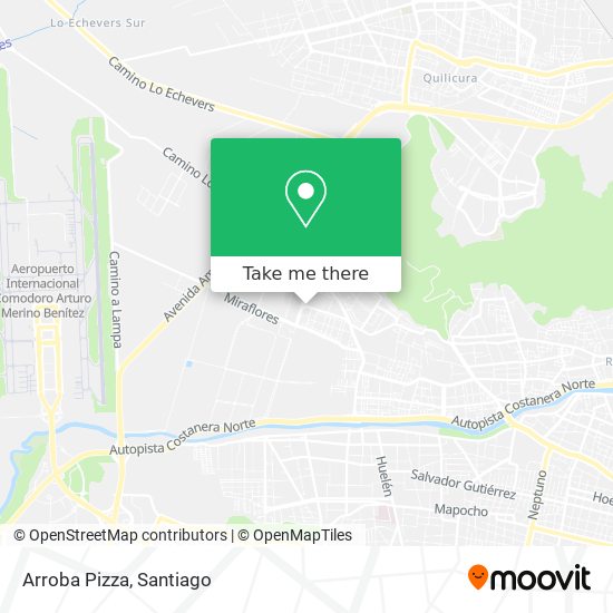 Arroba Pizza map