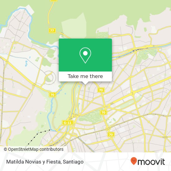 Matilda Novias y Fiesta, Avenida Nueva Costanera 4177 7630000 Vitacura, Vitacura, Región Metropolitana de Santiago map