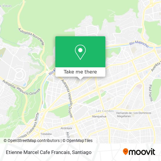 Mapa de Etienne Marcel Cafe Francais