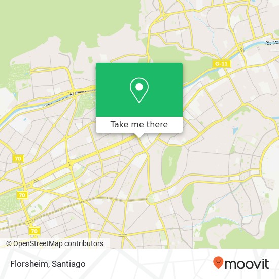 Florsheim, Avenida Padre Hurtado Norte 7550000 Las Condes, Las Condes, Región Metropolitana de Santiago map
