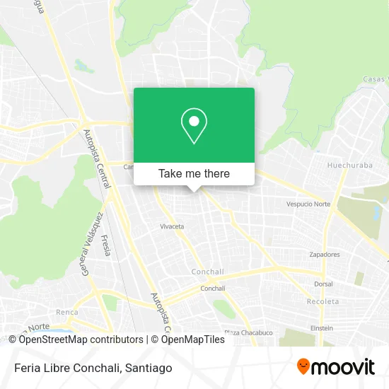 Feria Libre Conchali map