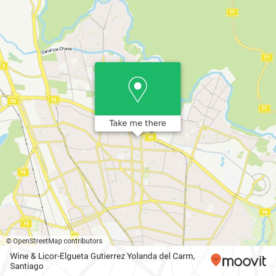 Mapa de Wine & Licor-Elgueta Gutierrez Yolanda del Carm