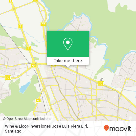 Wine & Licor-Inversiones Jose Luis Riera Eirl map