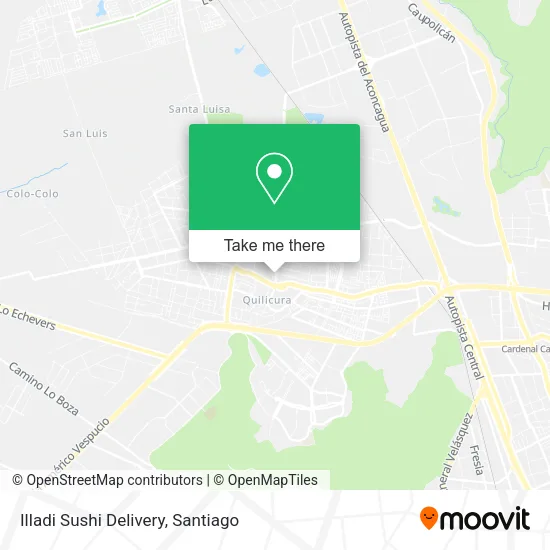 Illadi Sushi Delivery map