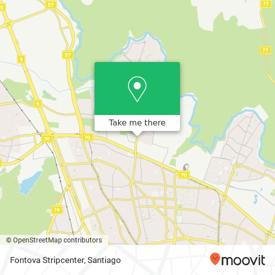 Fontova Stripcenter map