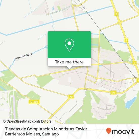 Mapa de Tiendas de Computacion Minoristas-Taylor Barrientos Moises, Avenida Lo Marcoleta 0485 8700000 Quilicura, Quilicura, Región Metropolitana de Santiago