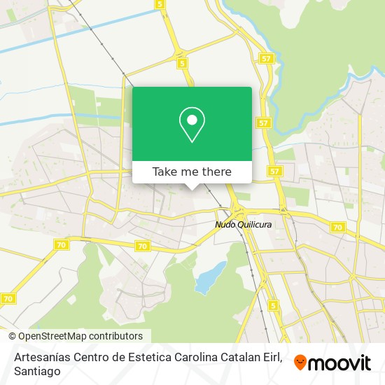 Artesanías Centro de Estetica Carolina Catalan Eirl map