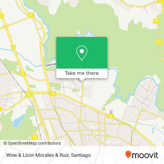 Wine & Licor-Morales & Ruiz map