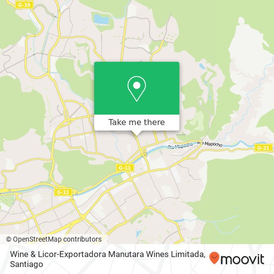 Wine & Licor-Exportadora Manutara Wines Limitada map