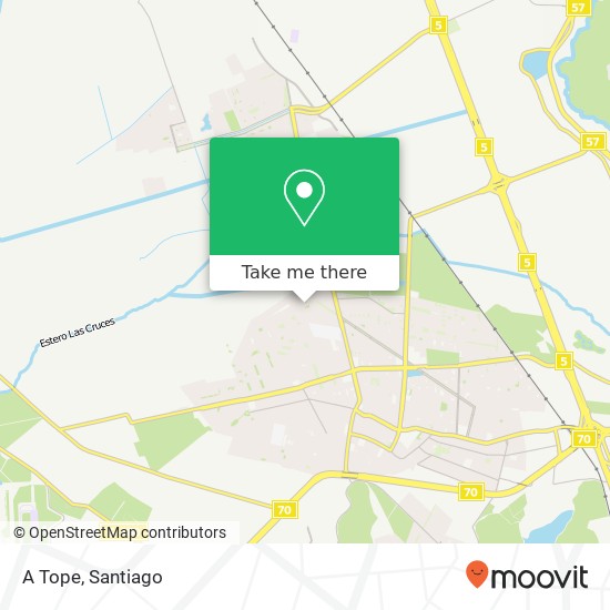 Mapa de A Tope, Compañia de Jesus 950 8700000 Quilicura, Quilicura, Región Metropolitana de Santiago