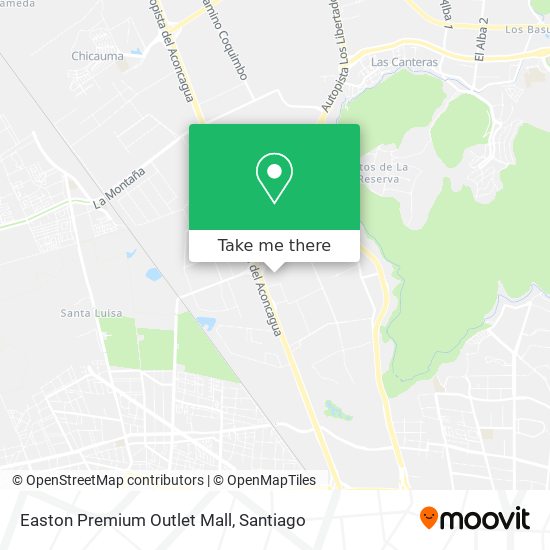 Easton Premium Outlet Mall map