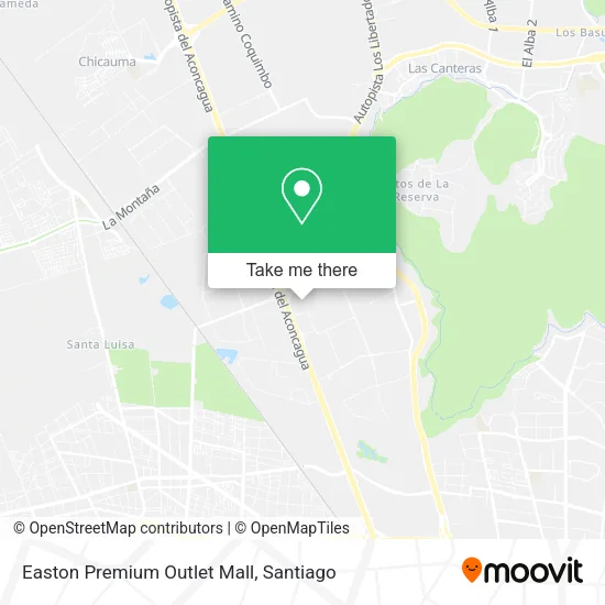 Easton Premium Outlet Mall map