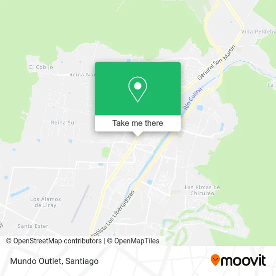 Mundo Outlet map